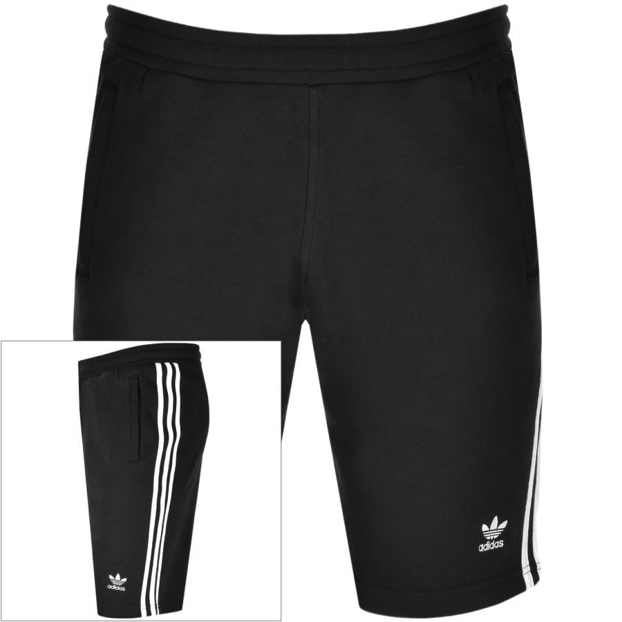Alternative Image for ProductAdidas Originals Three Stripe Shorts Black1